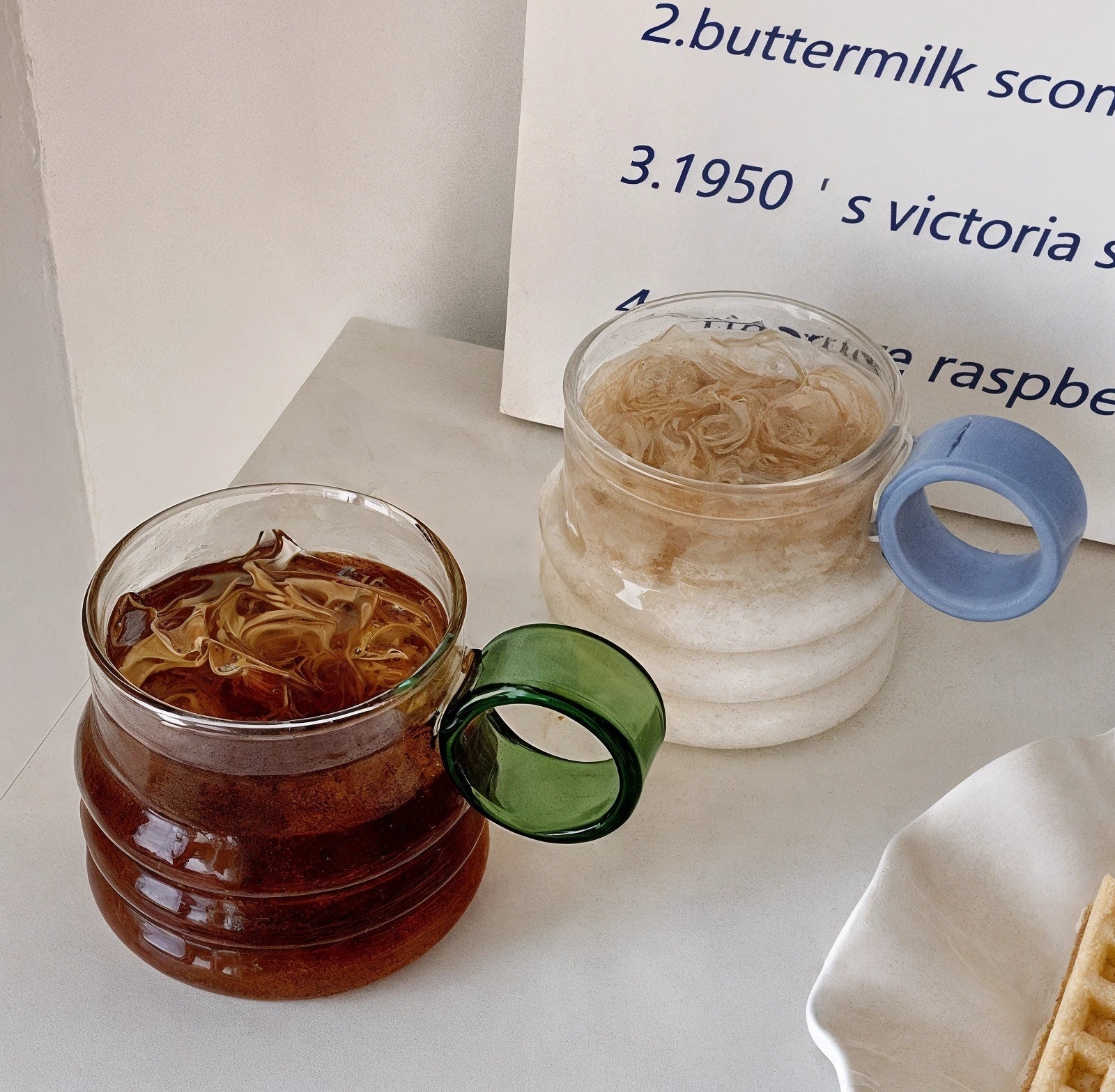 Cas Capita | Modern Glassware Drinking Glasses with Ergonomic Handle for Stylish Table Decor 1