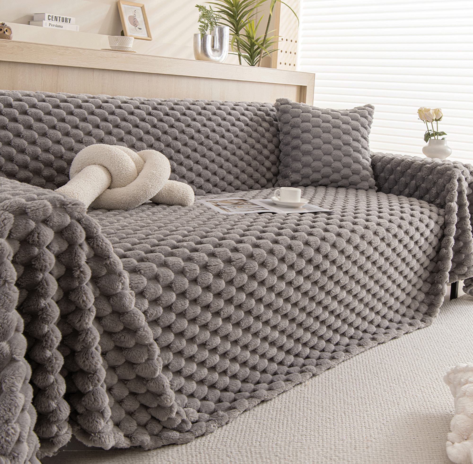 Cozy Chic Sofa Cover 4