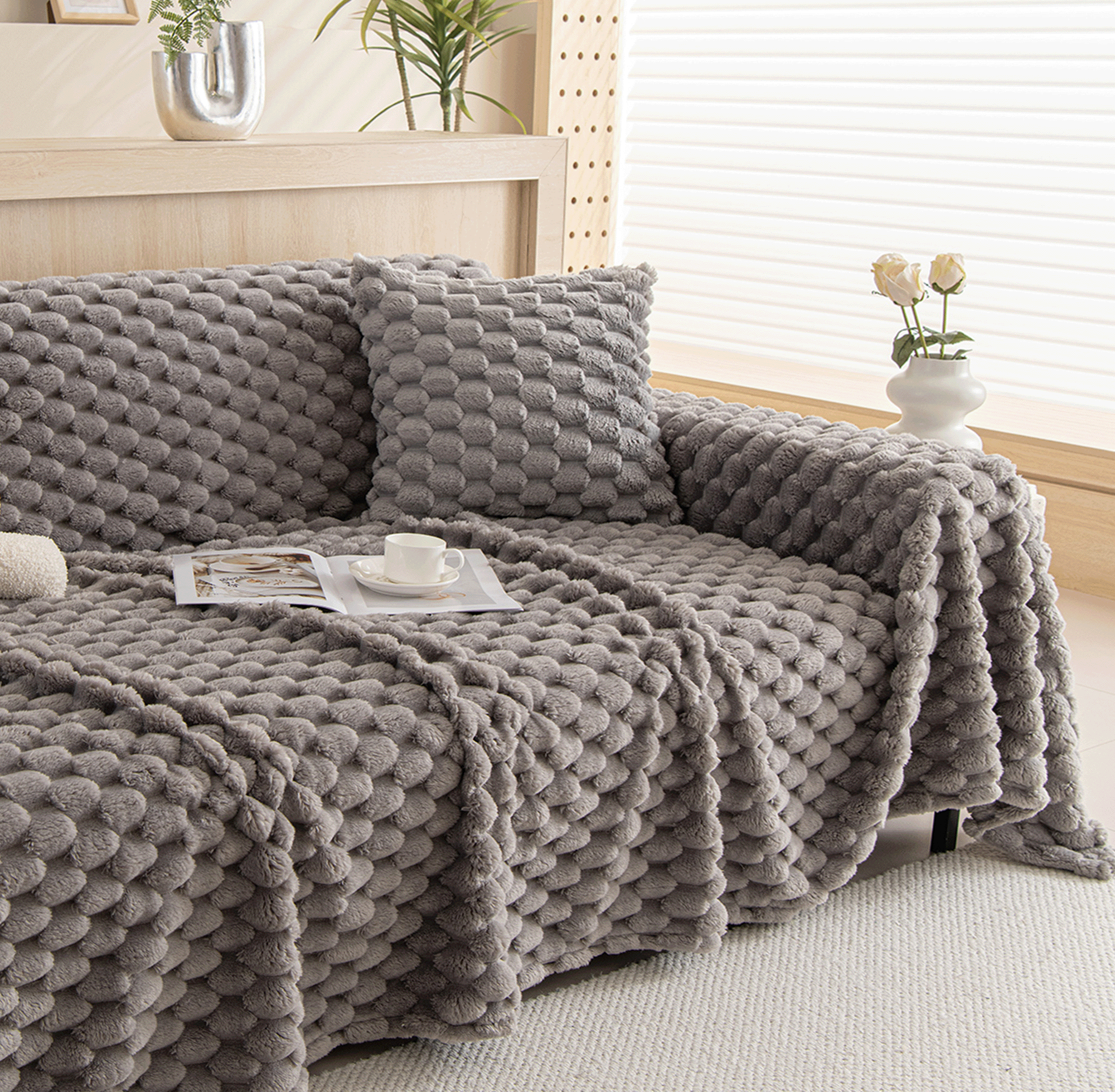 Cozy Chic Sofa Cover 5