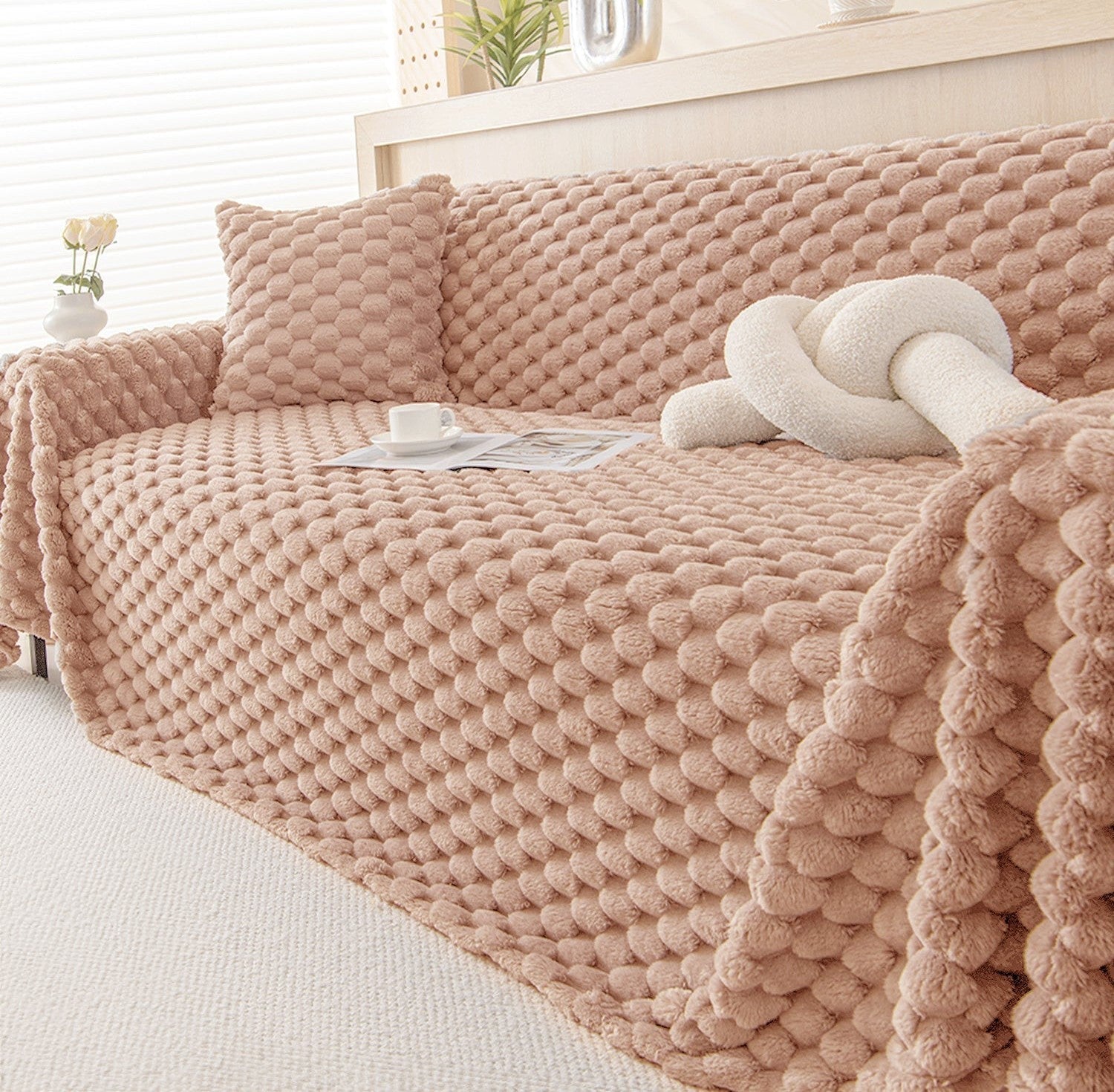 Cozy Chic Sofa Cover 9