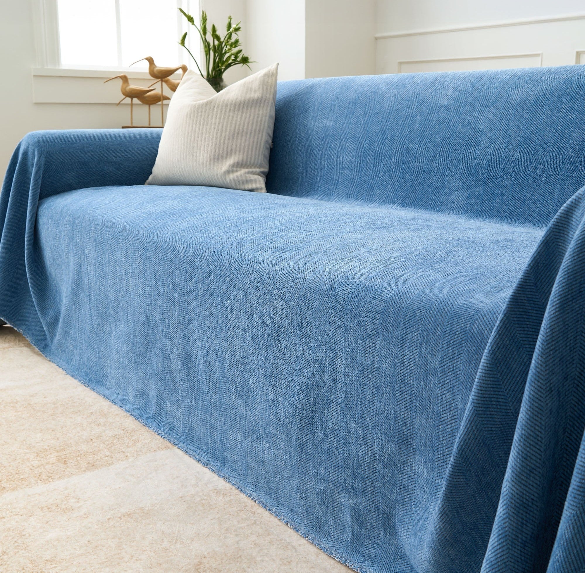 Durable Zig Zag Pet-Friendly Sofa Cover 12