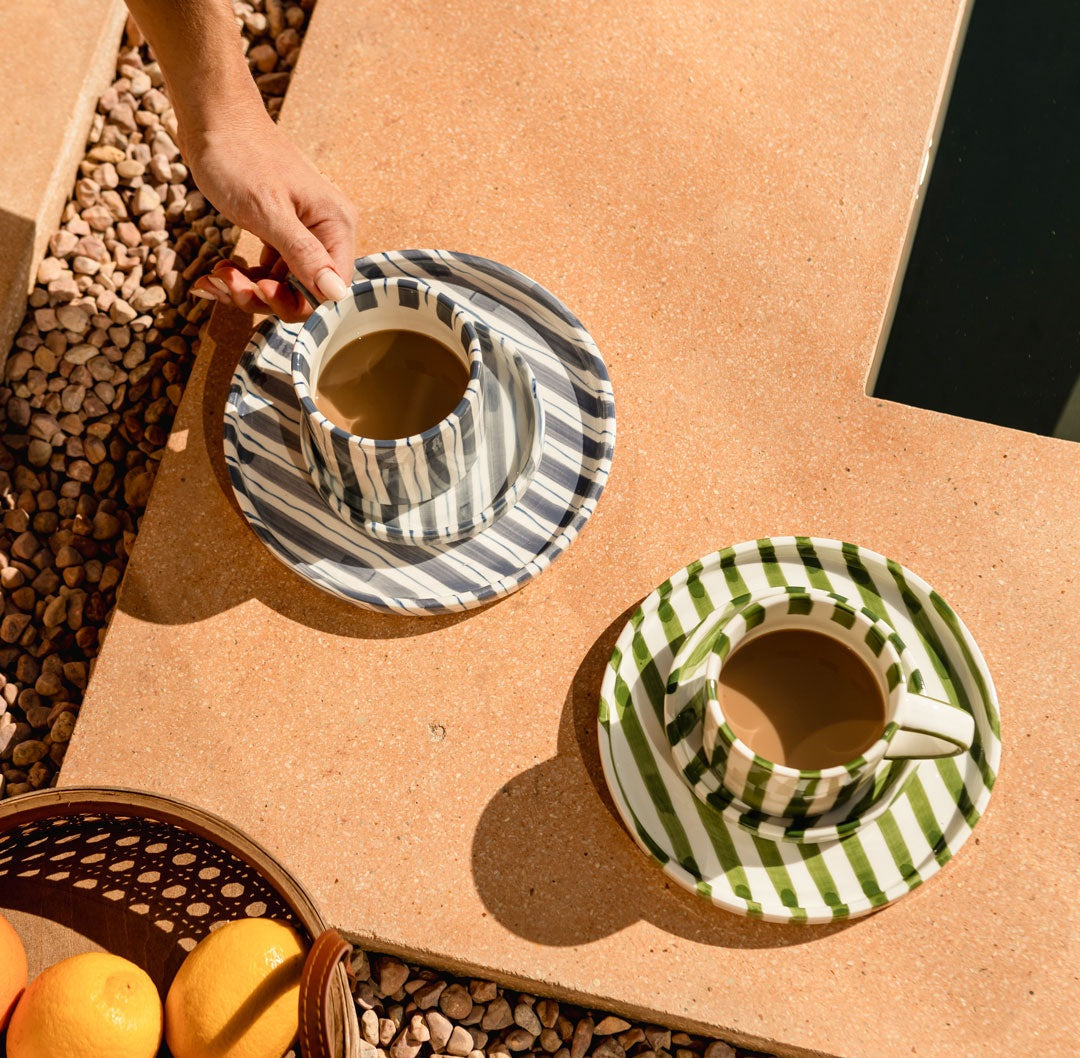 Handcrafted Ceramic Dinnerware Set with Organic Shapes for Elegant Dining 5