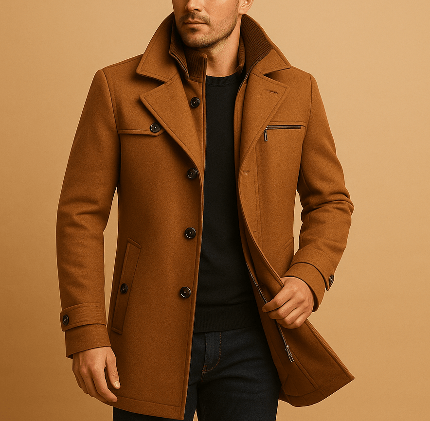 Men’s Waterproof Winter Jacket | Clean Design for Cold-Weather Wear 4