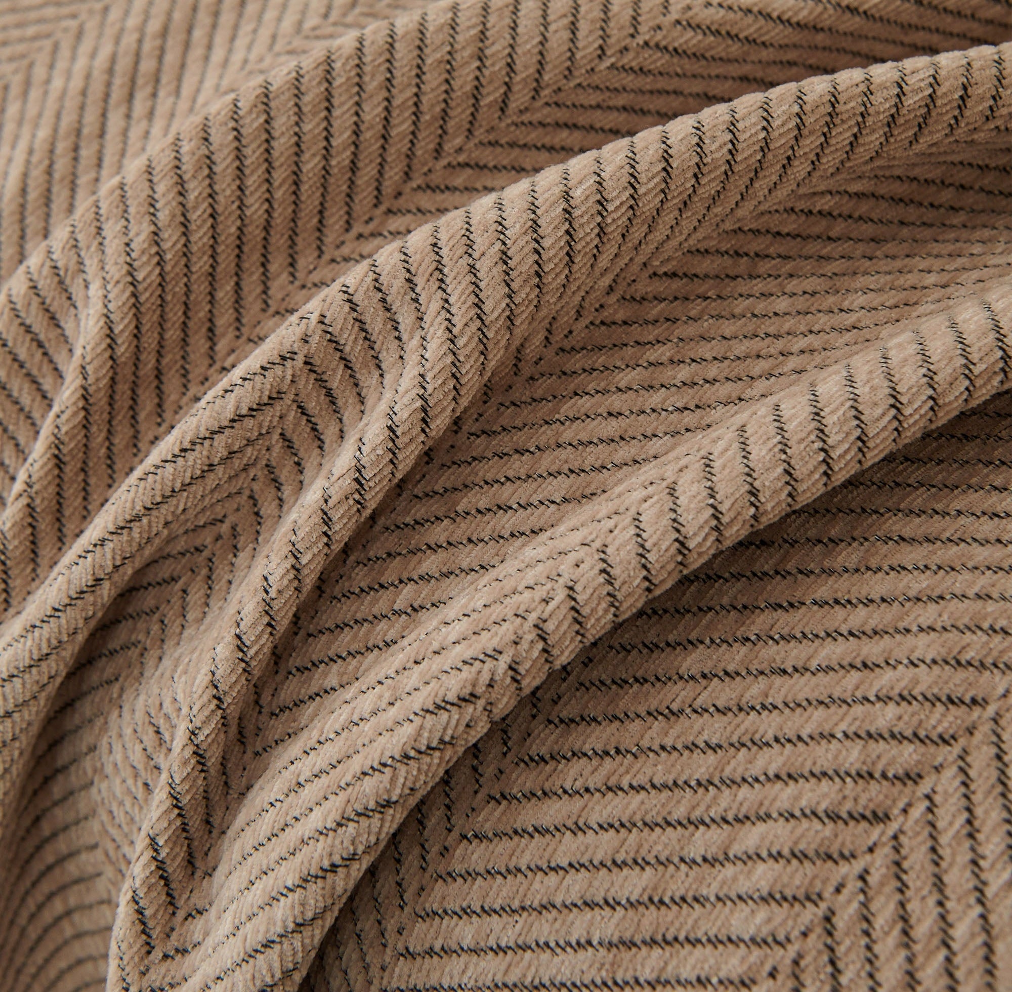 Minimalist Multipurpose Soft Breathable Herringbone Sofa Cover Pet Friendly Fabric Couch Protector 4