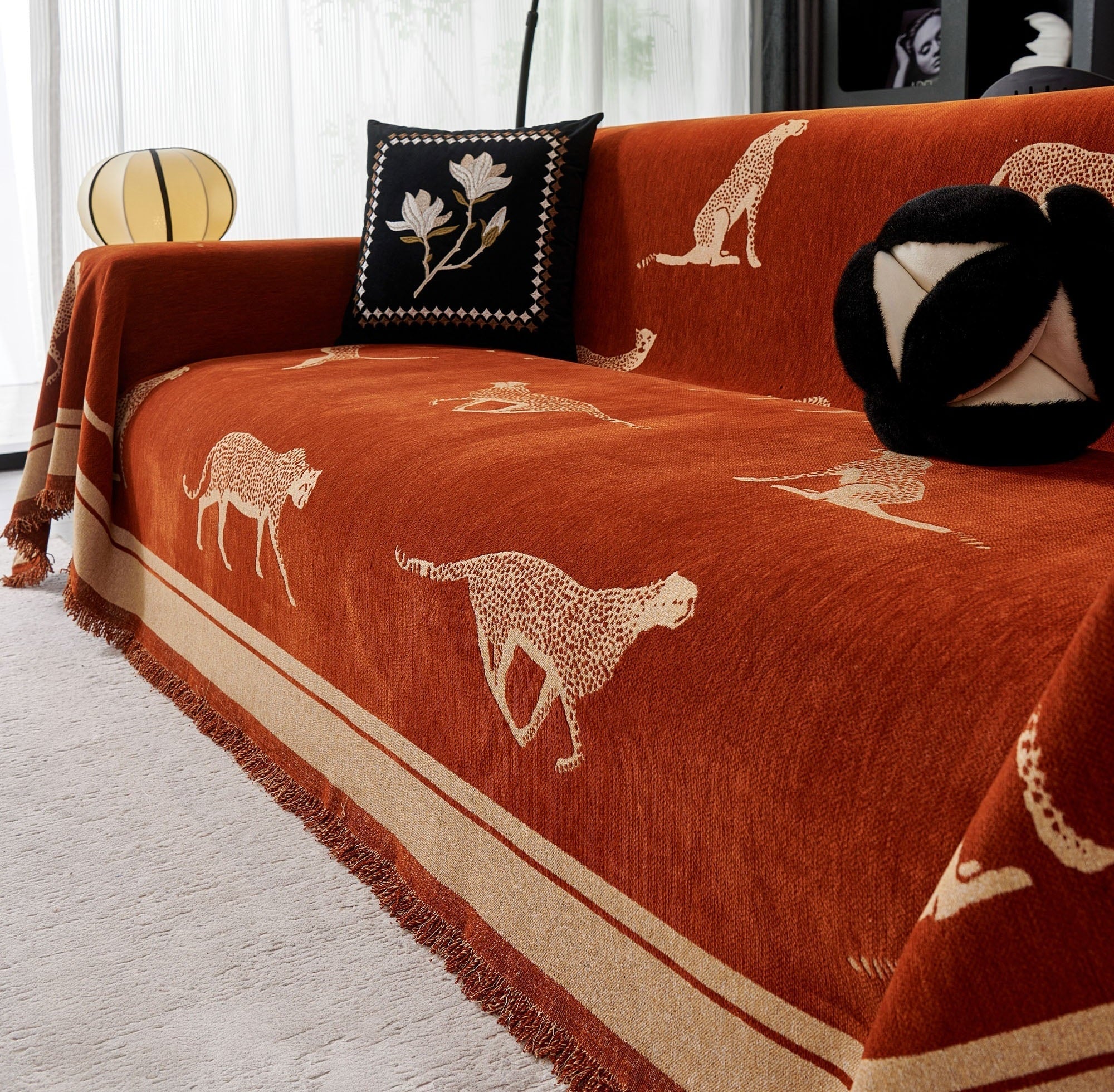 Safari Elegance Anti-Pilling Sofa Cover 10