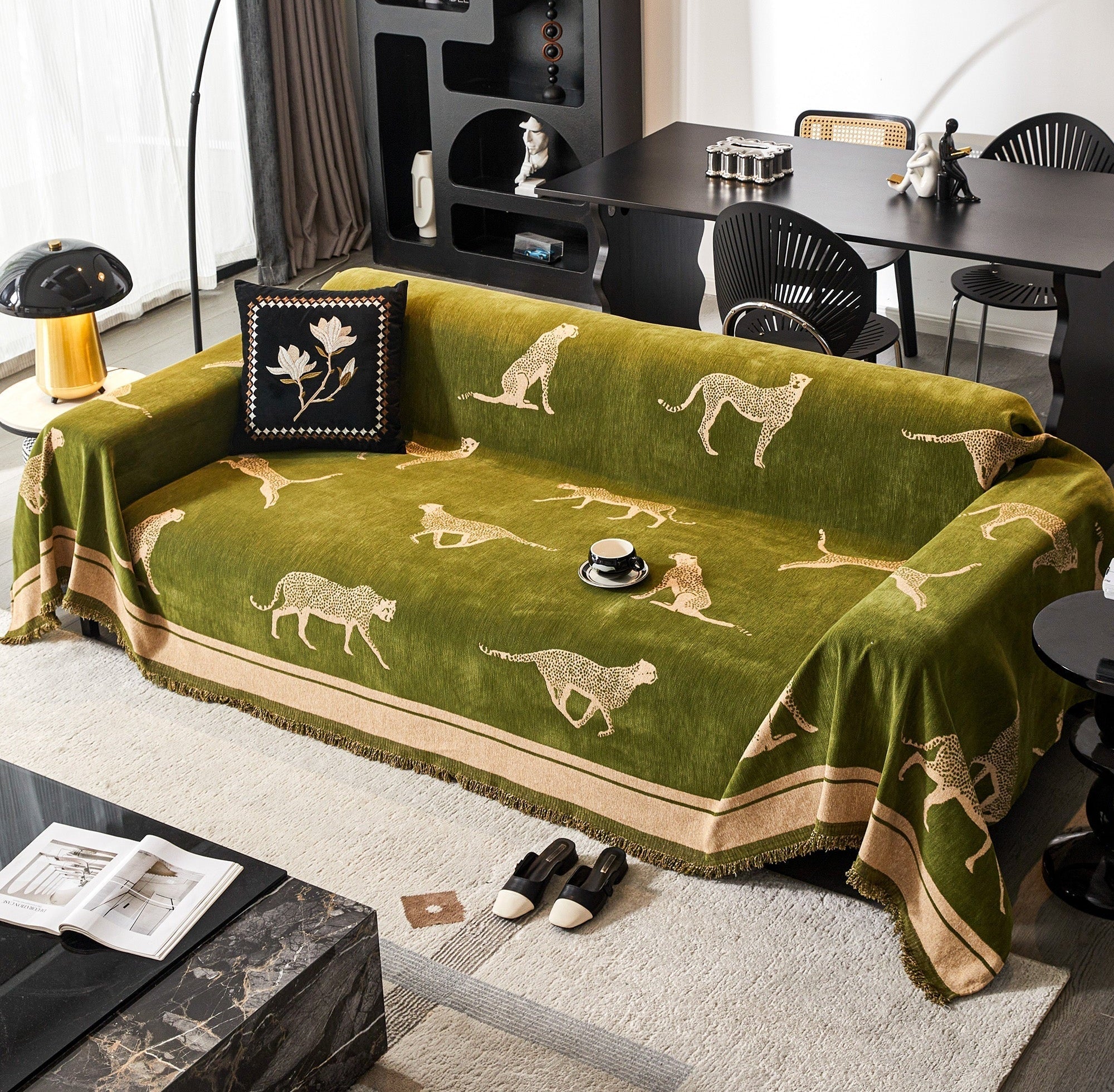 Safari Elegance Anti-Pilling Sofa Cover 2