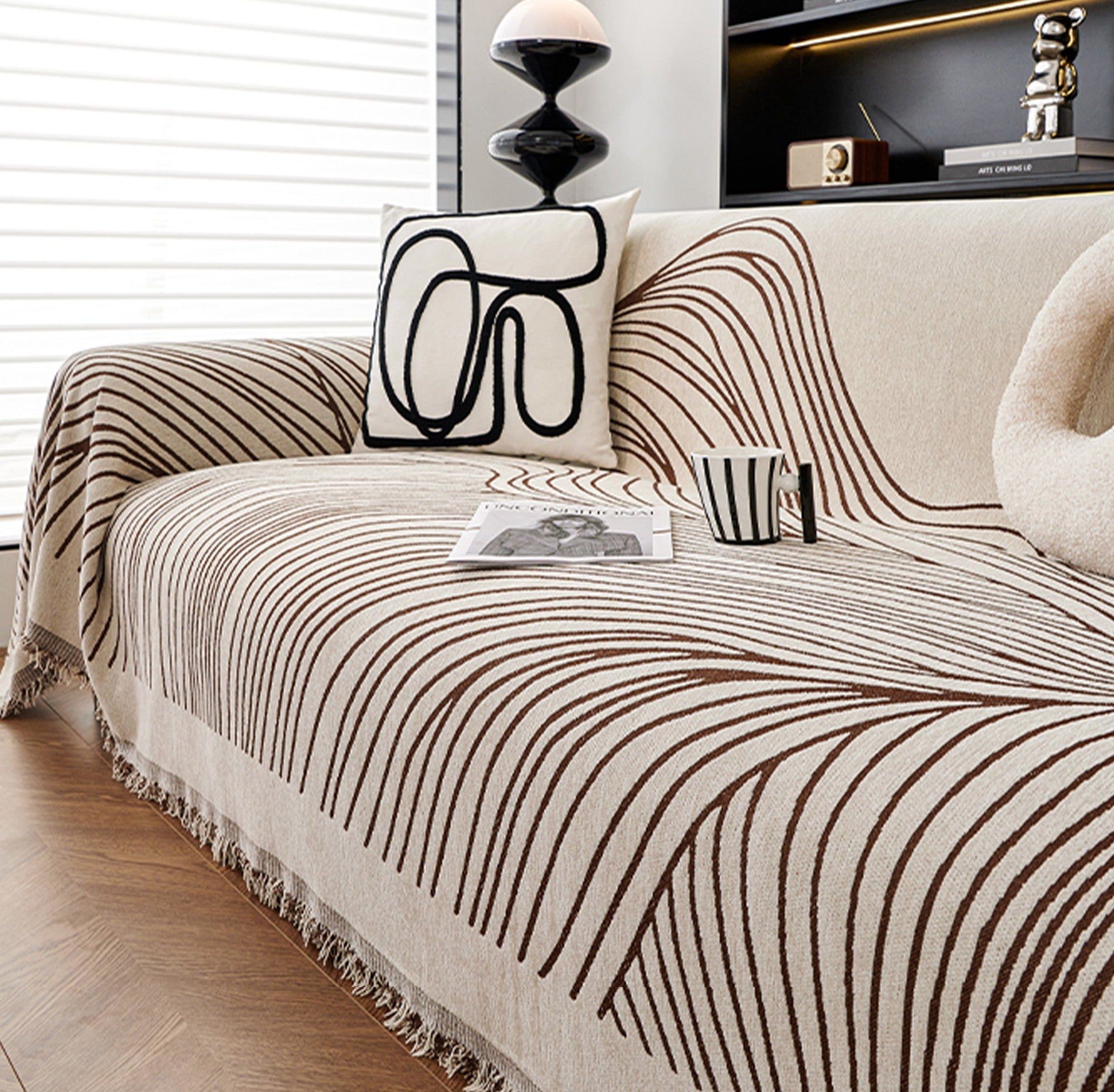 Sofa Cover / Reversible Jacquard Cover 4