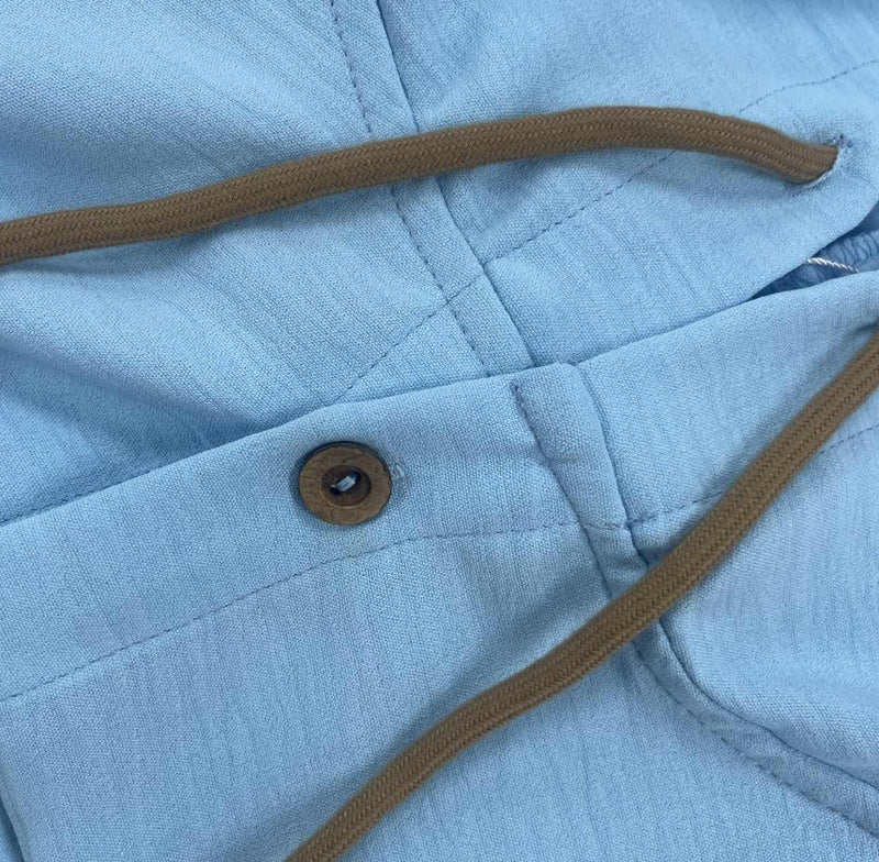 【24-hour shipping out】Men's Solid Color Single Breasted Long Sleeve Hoodie 00951247X 8