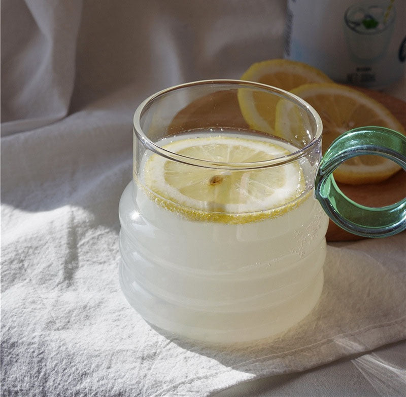 Cas Capita | Modern Glassware Drinking Glasses with Ergonomic Handle for Stylish Table Decor 4