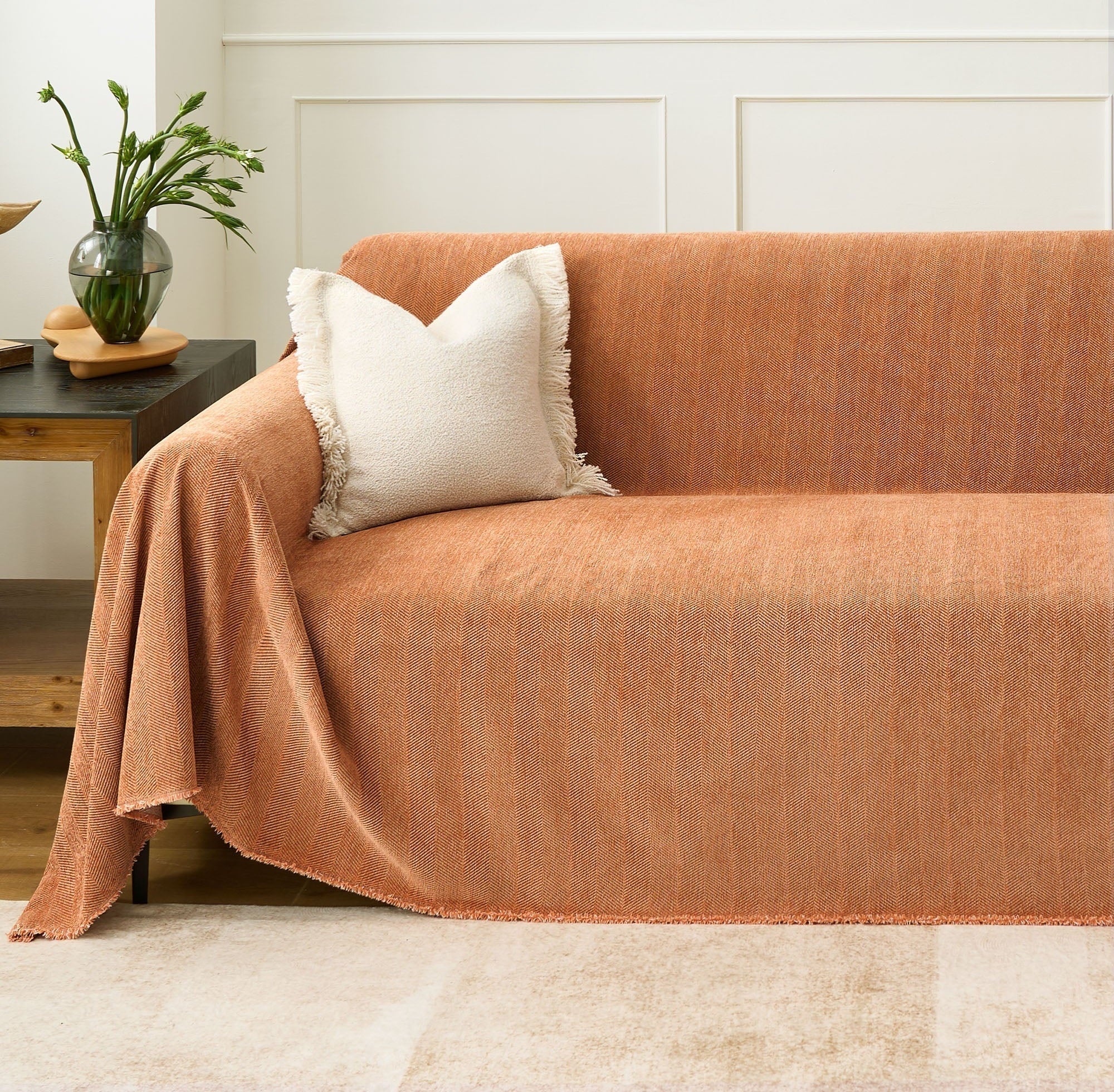 Durable Zig Zag Pet-Friendly Sofa Cover 1