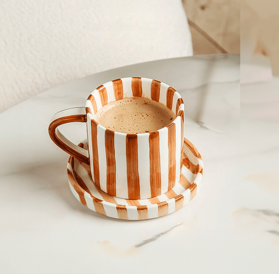 Handcrafted Ceramic Dinnerware Set with Organic Shapes for Elegant Dining 7