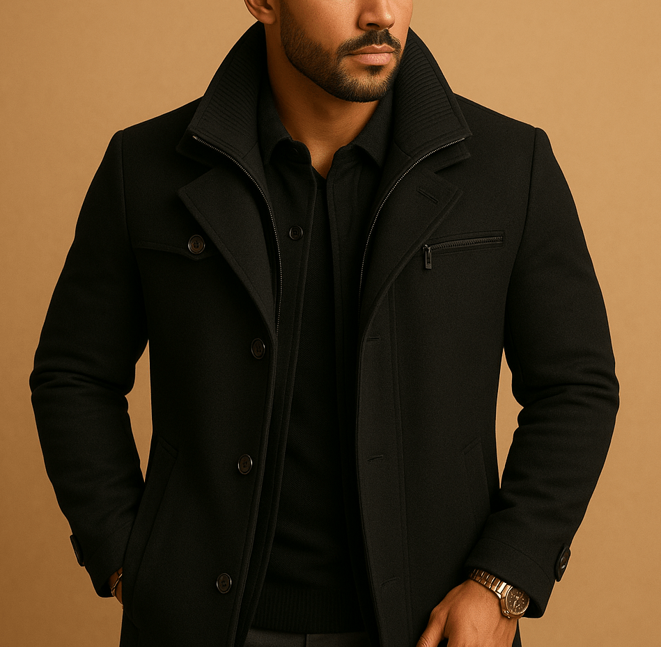 Men’s Waterproof Winter Jacket | Clean Design for Cold-Weather Wear 1