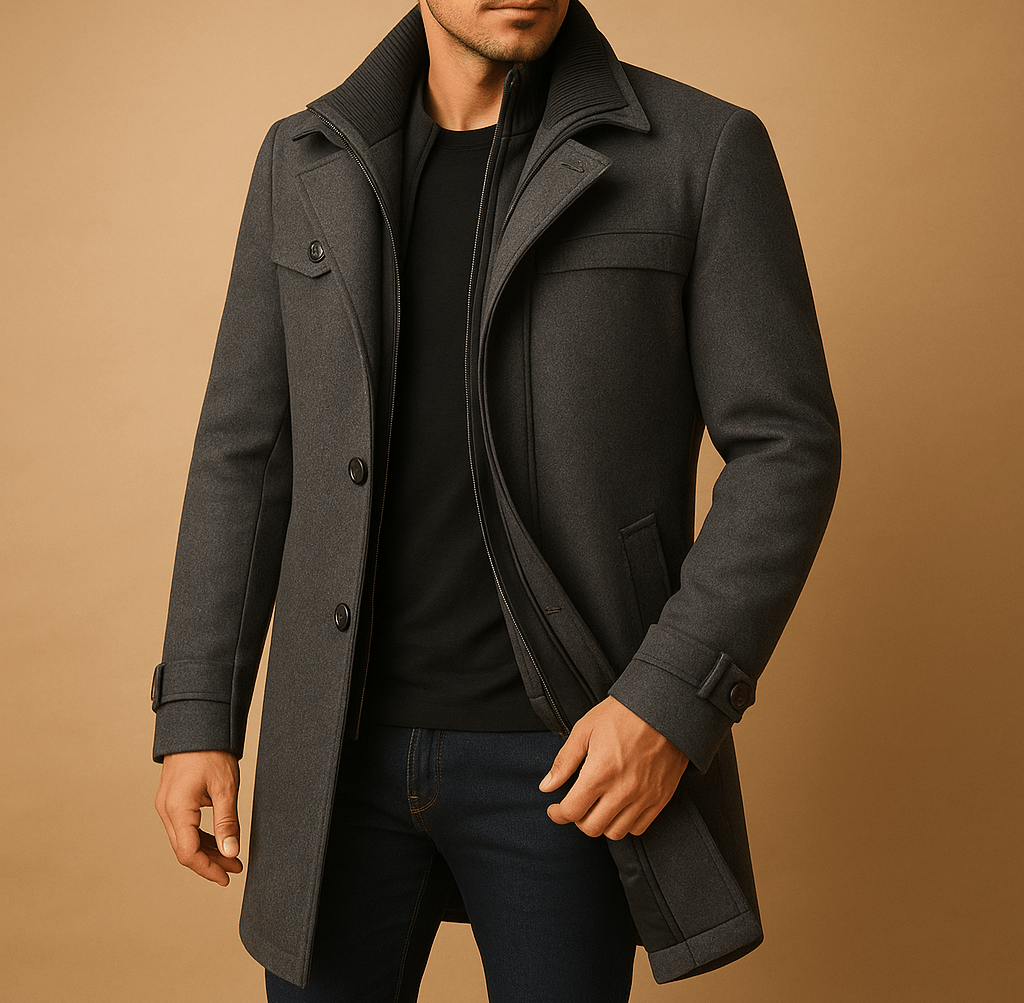 Men’s Waterproof Winter Jacket | Clean Design for Cold-Weather Wear 2