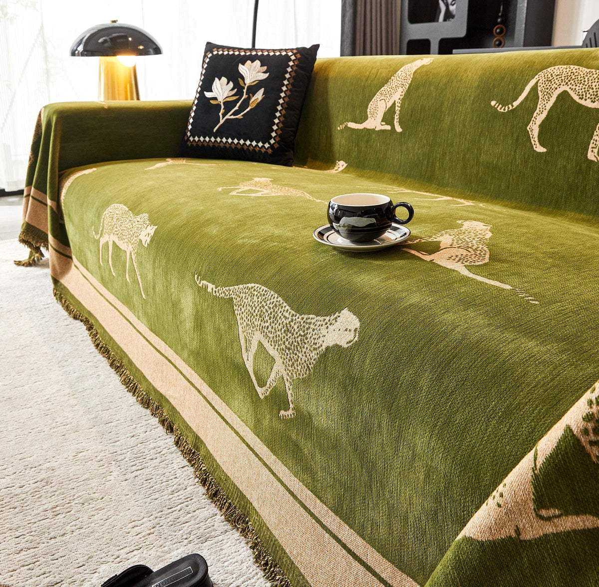 Safari Elegance Anti-Pilling Sofa Cover 0