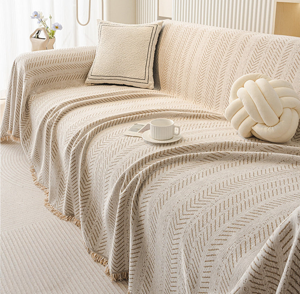 SnuggleTextile Washable Scratch-Resistant Sofa Cover 1