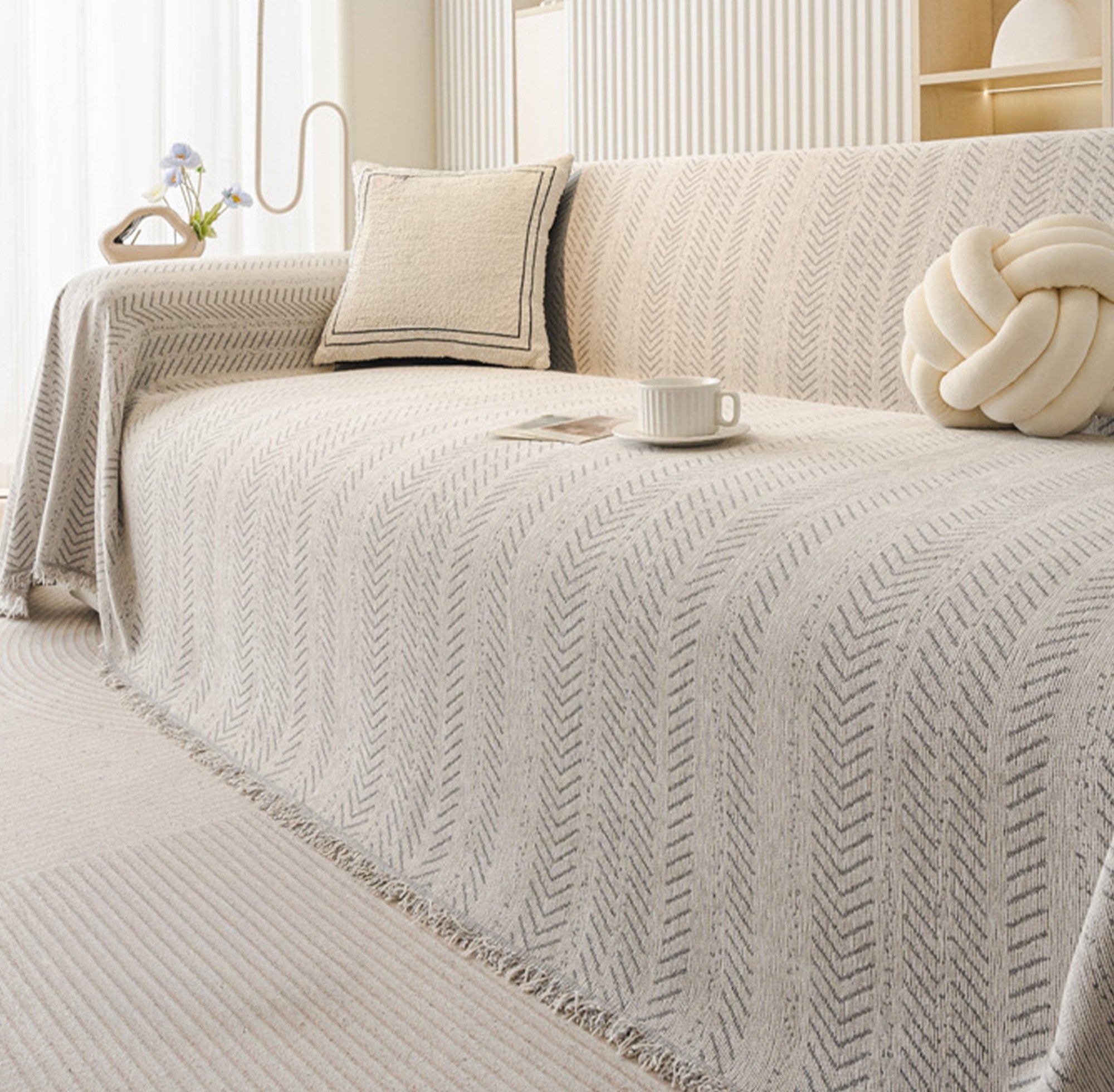 SnuggleTextile Washable Scratch-Resistant Sofa Cover 7