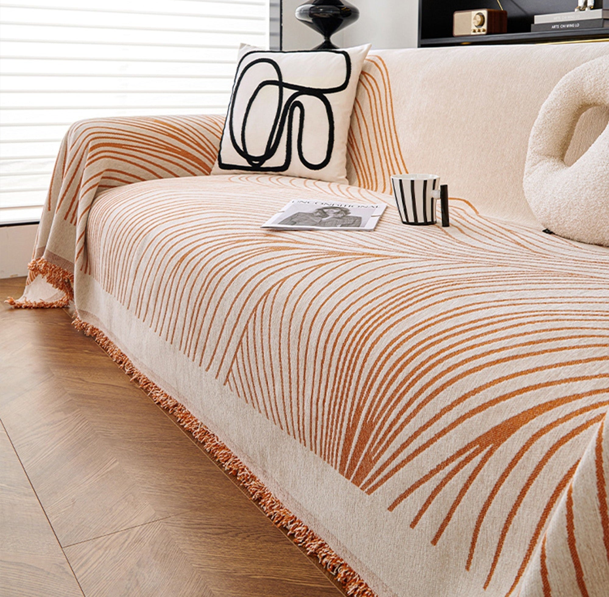 Sofa Cover / Reversible Jacquard Cover 7