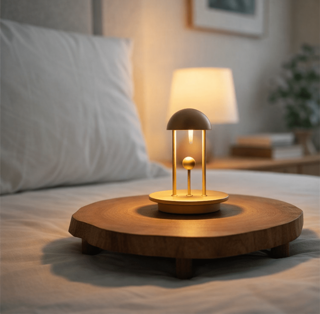 Aurelia | Desk Table Lamp Aluminum Alloy with Touch Control and Warm White Light - white background